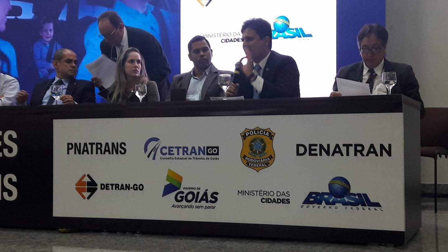Superintendente da STTP participa em Goiás de plenária que discutiu o Plano Nacional de Redução de Mortes e Lesões no Trânsito