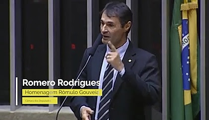 Em discurso, Romero presta homenagem a Rômulo em sessão especial da Câmara Federal em memória do ex-deputado