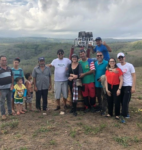 Passeio de balão é atração no céu de Campina durante o Maior São João do Mundo