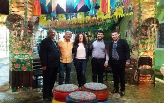 Presidente da Amde recebe visita de representantes do Iphan à Vila do Artesão