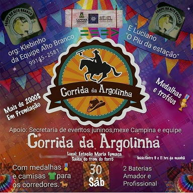 Corrida de Argolinha encerrará programação esportiva do Maior São João do Mundo