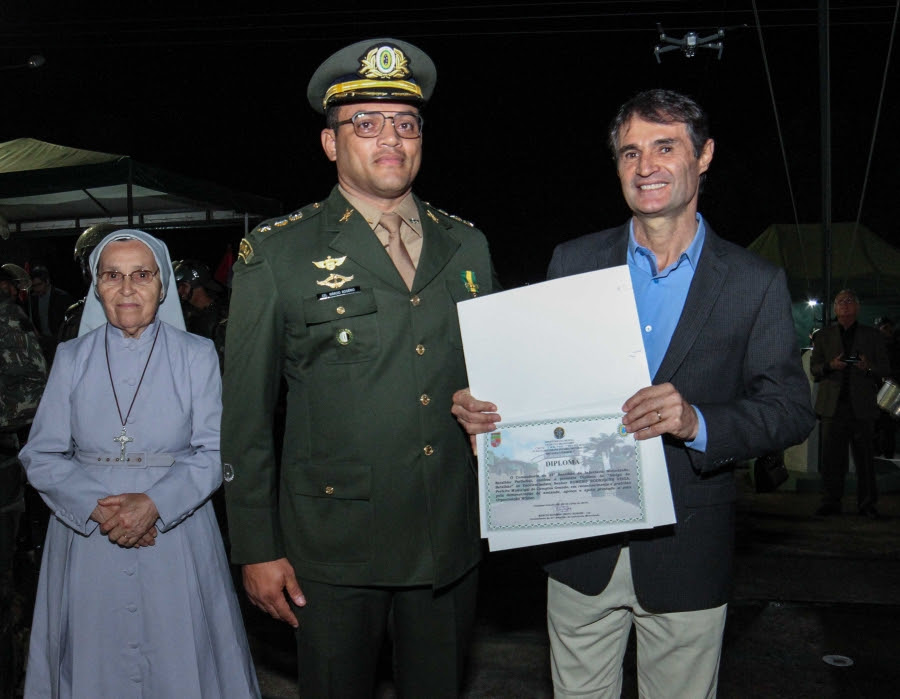 Romero é homenageado pelo 31º Batalhão de Infantaria Motorizada
