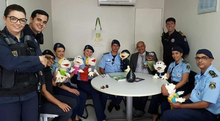 Equipe a Guarda Municipal de Campina faz  visita de intercâmbio à congênere da capital