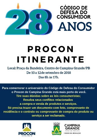 Ação na Praça da Bandeira lembra aniversário do Código de Defesa do Consumidor