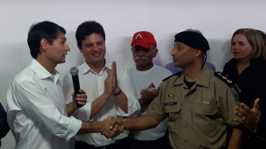 Romero entrega Base da PM no Terminal de Integração, e cidade recebe oito novos ônibus da renovação de frota de transporte coletivo