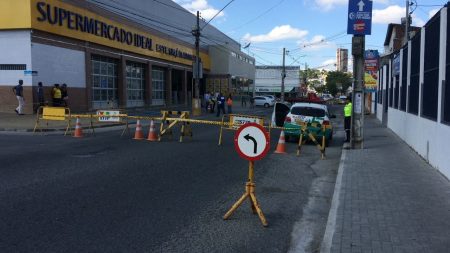 STTP interdita por quinze dias trecho de Rua na área central para serviços da Cagepa