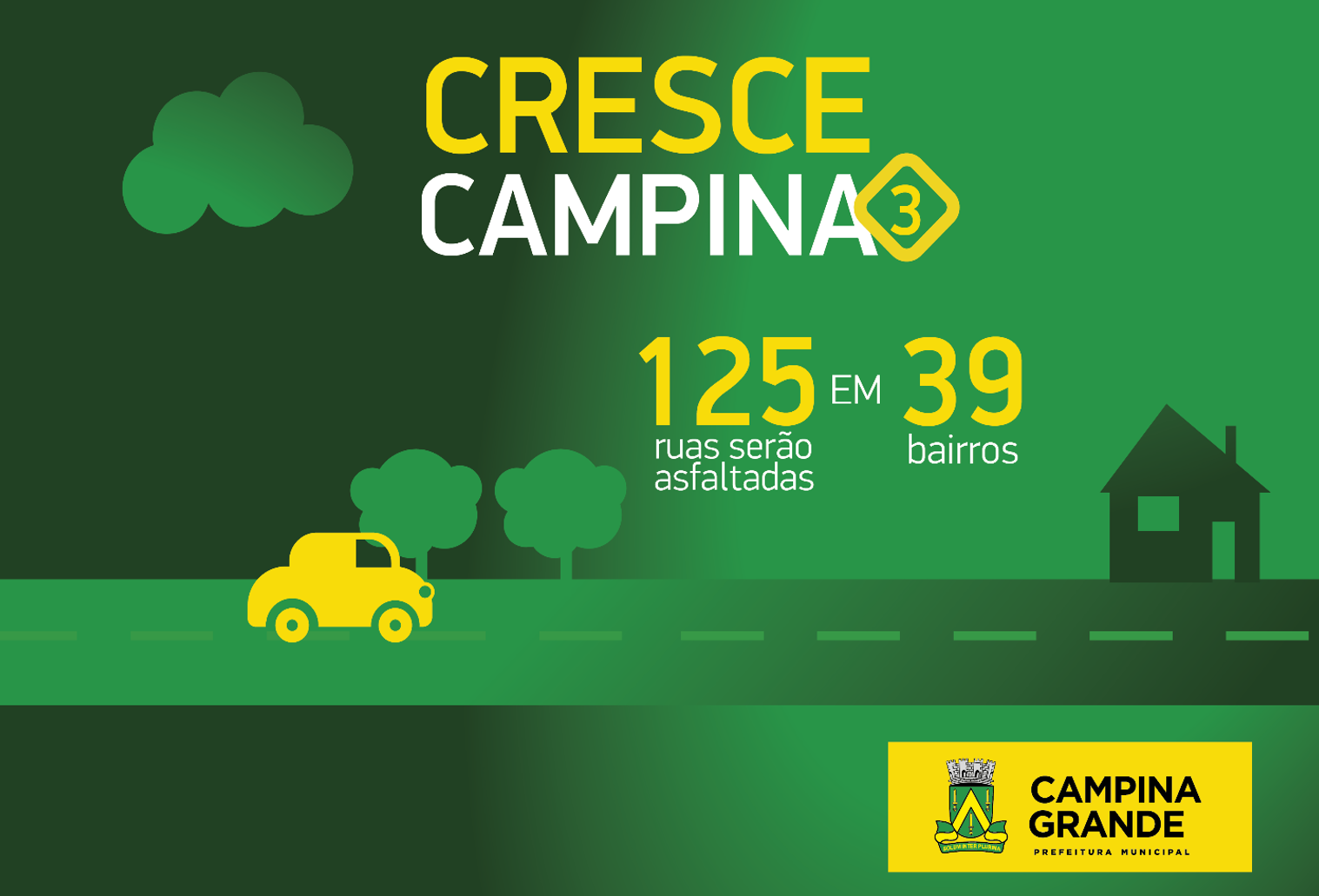 Romero anuncia pacote de asfaltamento em 125 ruas de 39 bairros de Campina Grande