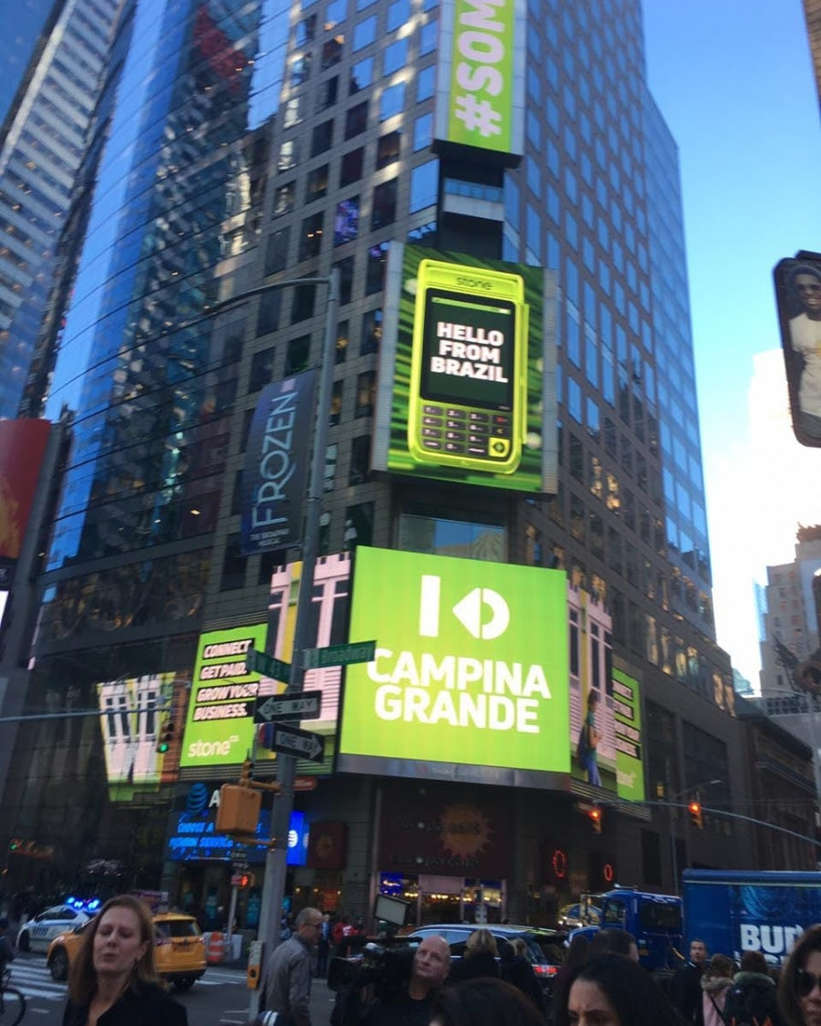 Campina Grande é destaque na  Times Square