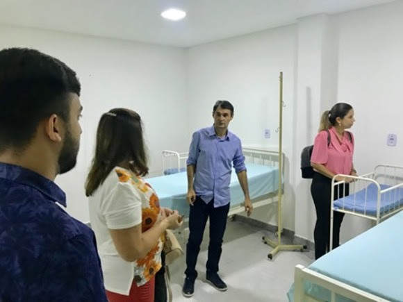 Romero e Promotora da Saúde fazem visita ao ISEA