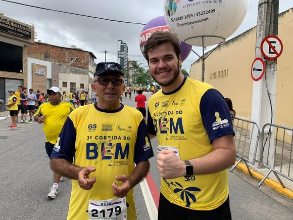 Para Bruno Cunha Lima, sucesso da Corrida do Bem se deve à força da solidariedade coletiva