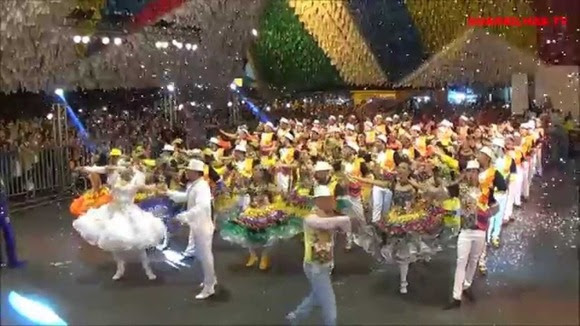 Quadrilhas juninas de Campina Grande disputam  título estadual em festival na cidade de Santa Rita