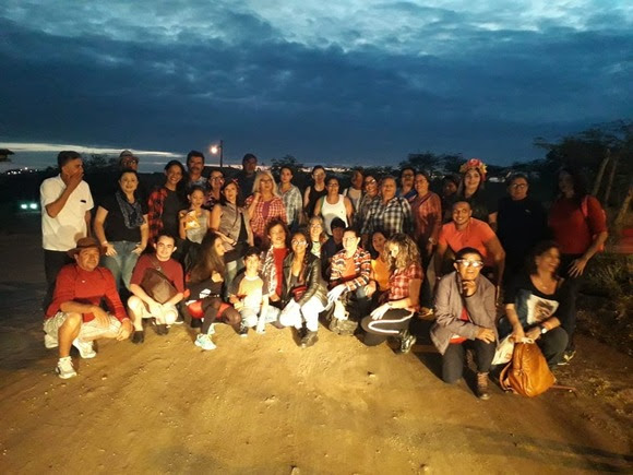 Caminhada da Lua junina e Forró trilha reuniu mais de setenta participantes