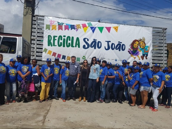 Recicla São João será lançado nesta sexta, garantindo renda extra para dezenas de trabalhadores