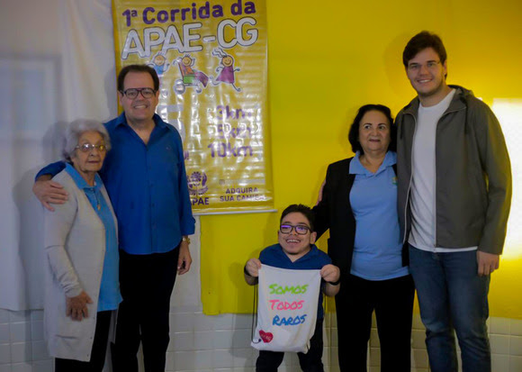 Autoridades municipais prestigiam o lançamento da 1ª. Corrida da APAE de Campina Grande e esperam contar com o apoio da comunidade