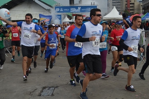 Corrida “Em Família-RedeCompras” foi atração esportiva deste domingo em Campina Grande