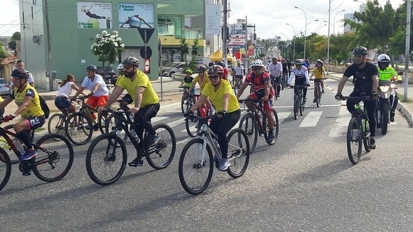 “Dia mundial sem carro”, tem passeio ciclístico e escola de bike em Campina