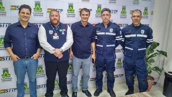 Prefeito Romero recebe diretor de  trânsito da SETERB de Blumenau /SC