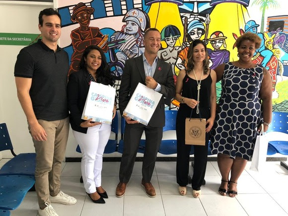 Equipe do consulado americano visita Secretaria de Desenvolvimento e colhe informações sobre Campina