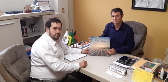 Em visita à Câmara de Vereadores, Romero mantém reunião com Rodrigo Ramos