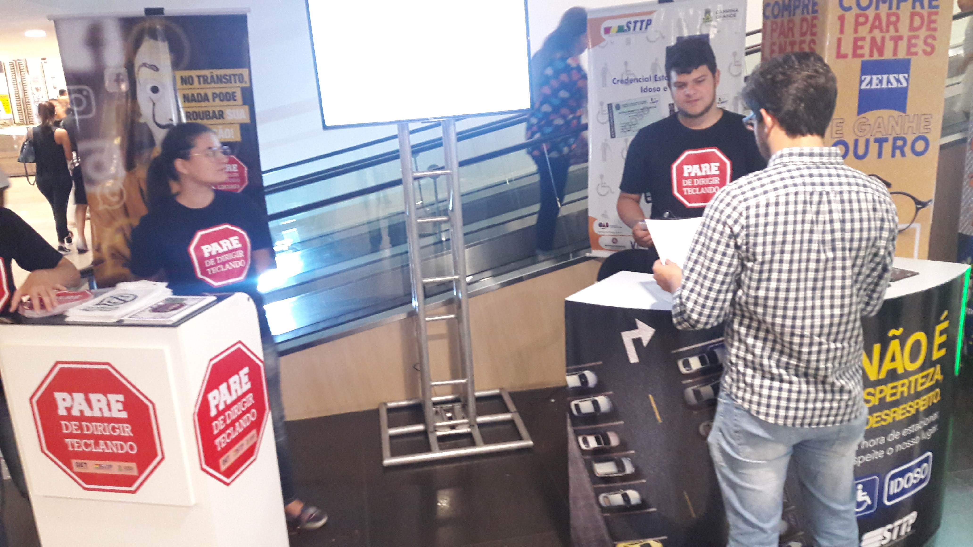 STTP inicia campanha “Respeito às Vagas Exclusivas” a partir desta terça no Partage Shopping.