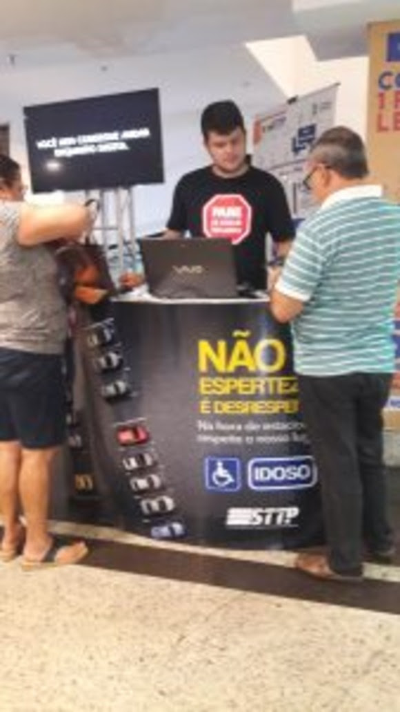 “Sua Vaga Correta”: STTP realiza campanha do Respeito às  Vagas Exclusivas para Idosos em supermercados