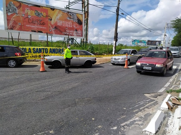 Agentes da STTP reforçam o trabalho das equipes  da operação Força Tarefa contra o COVID-19