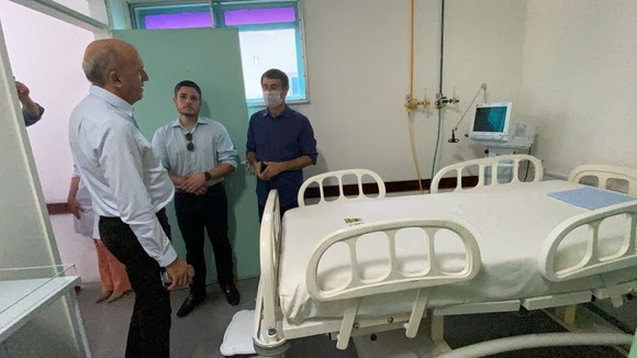 CORONAVÍRUS: Romero e secretários de saúde fazem inspeção no Pedro I