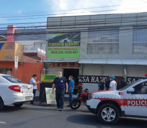 Força Tarefa começa a notificar estabelecimentos de Campina Grande que descumprem decreto
