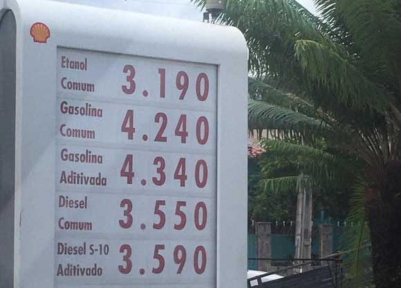 Em um mês o preço da gasolina reduziu 6,79% e chega a R$ 3,78 em Campina Grande