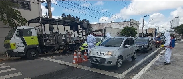 Com caminhão próprio para aspersão higiênica a STTP reforça pit stop de prevenção contra o novo Coronavírus