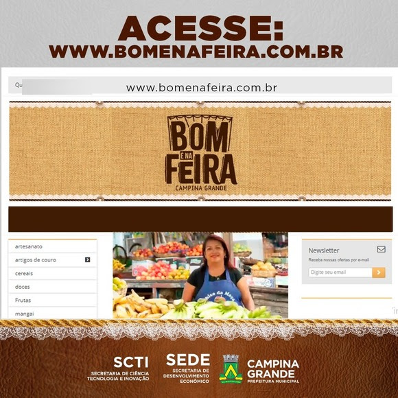Secretaria lança plataforma online para ajudar os comerciantes das feiras de Campina Grande