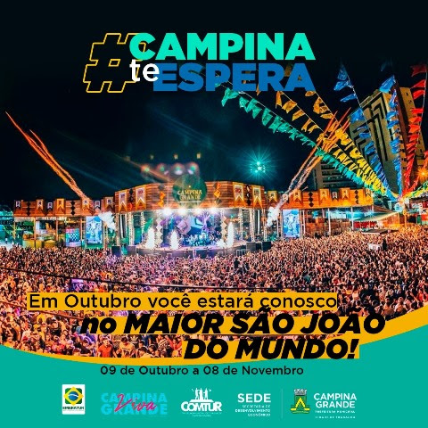 Prefeitura lança campanha para garantir turistas no segundo semestre em Campina Grande