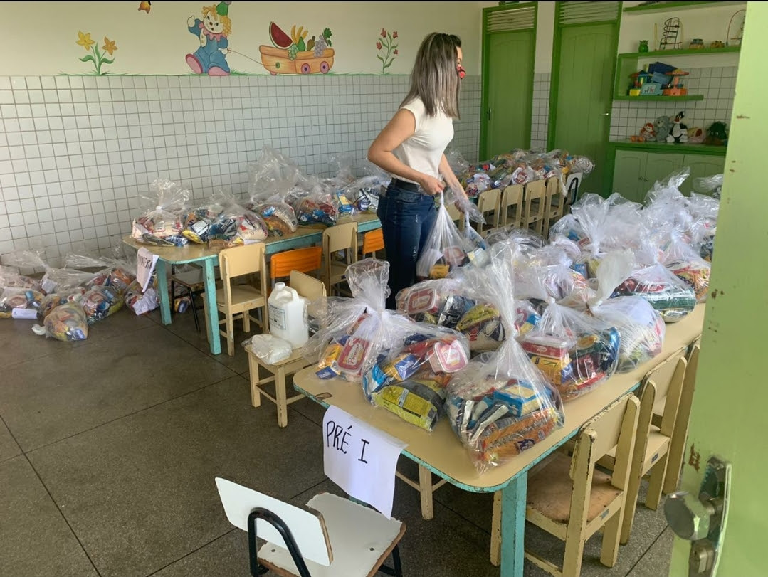 Famílias com filhos na creche do Distrito de Galante receberão kit alimentação nesta sexta-feira