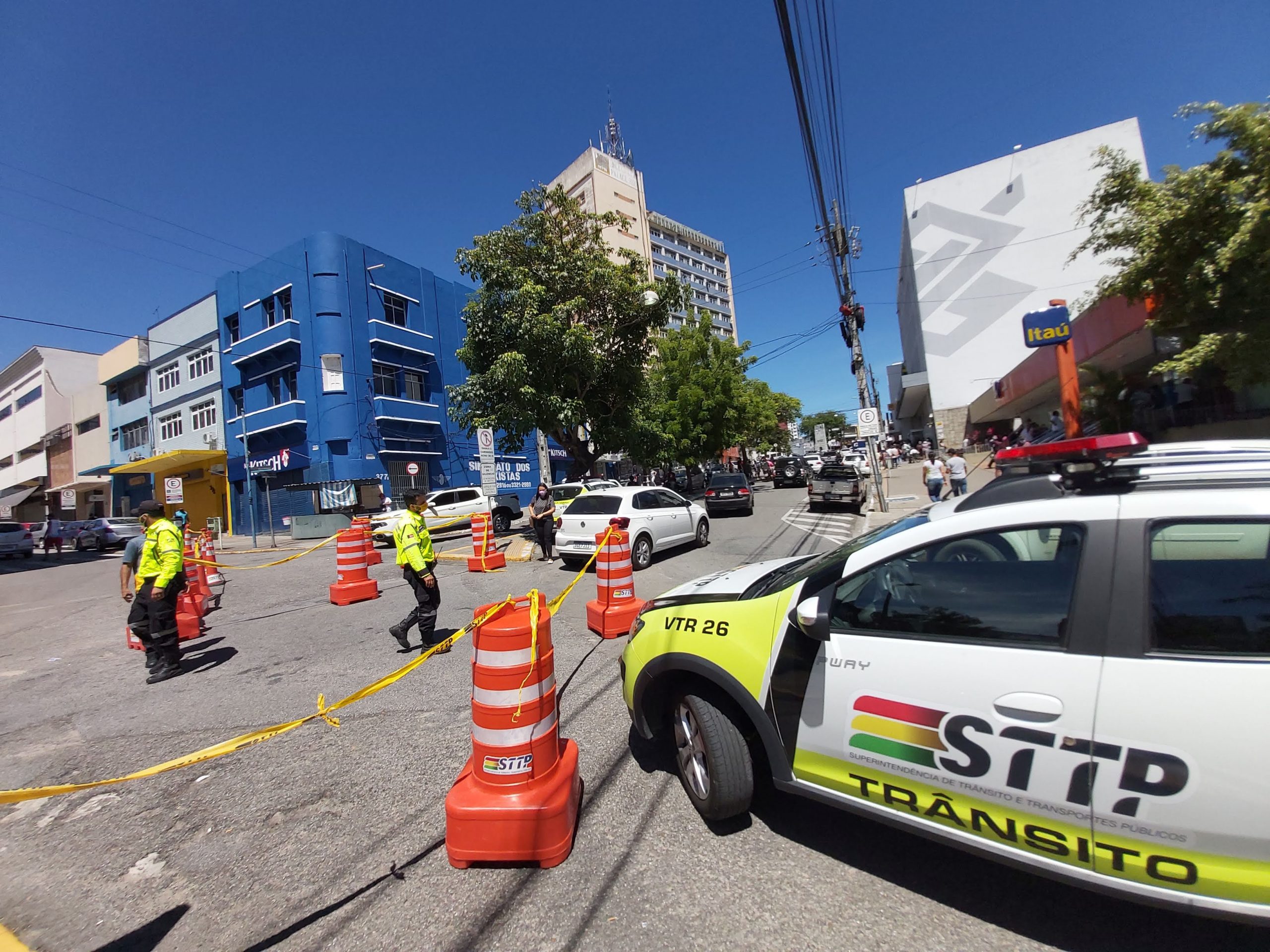 Mesmo com redução de efetivo, agentes da STTP continuam nas ruas