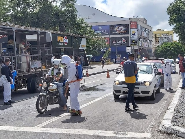 STTP promove pit stop contra novo Coronavírus na Praça da Bandeira
