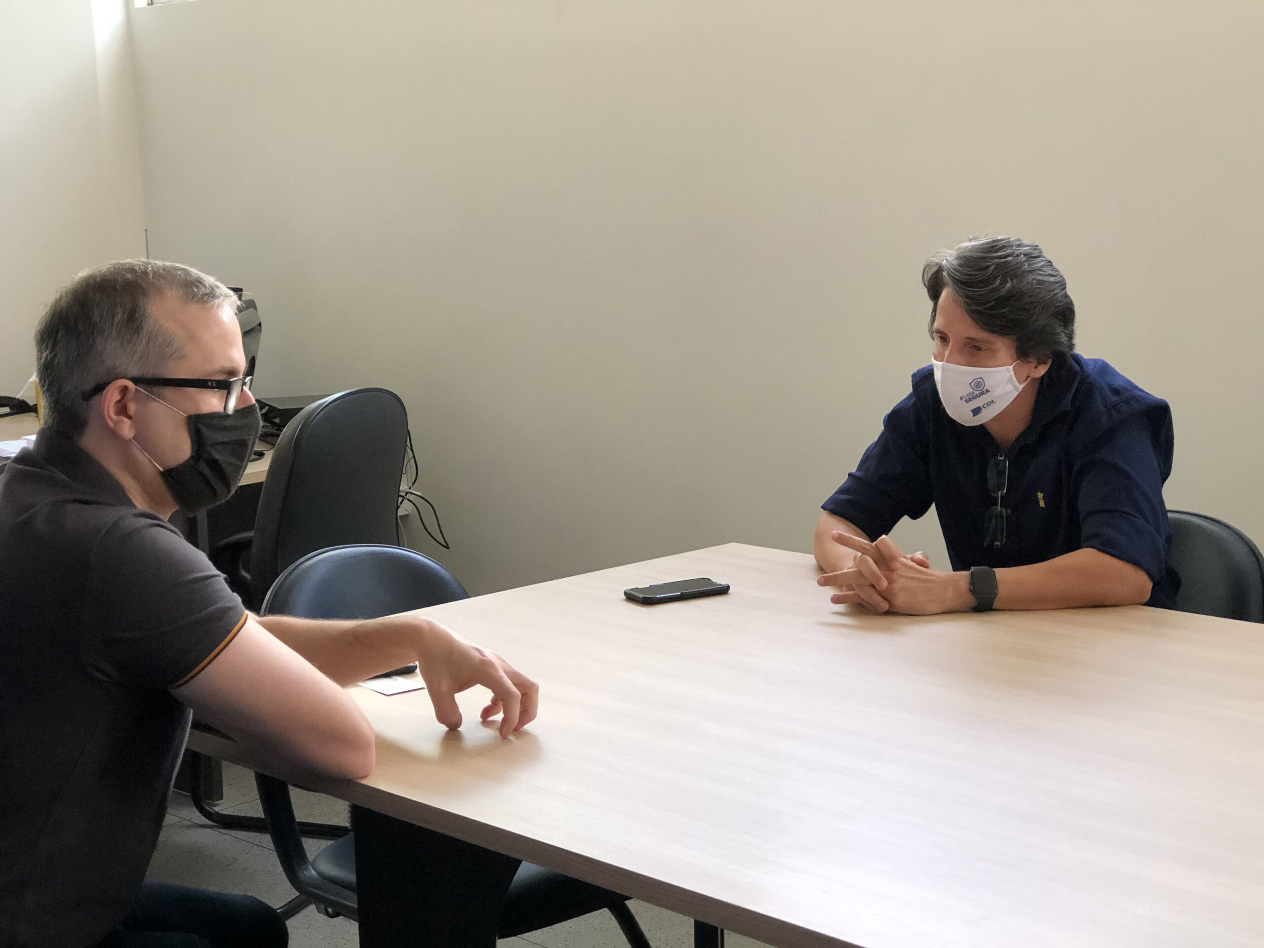 Presidente da CDL visita às dependências do Sine Municipal e se reúne com André Toledo
