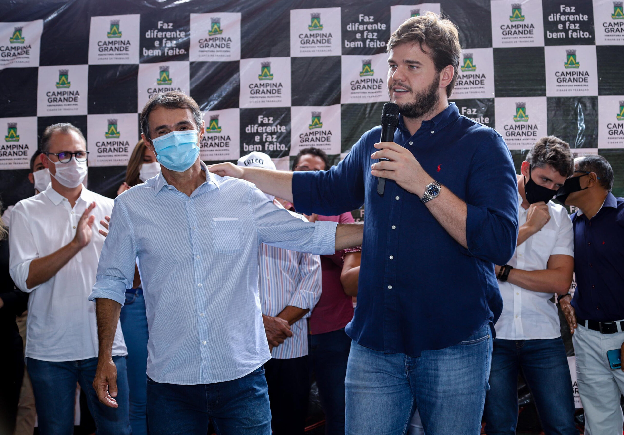 Acompanhado de Bruno, Romero entrega mais uma creche na abertura da IX Semana do Bebê