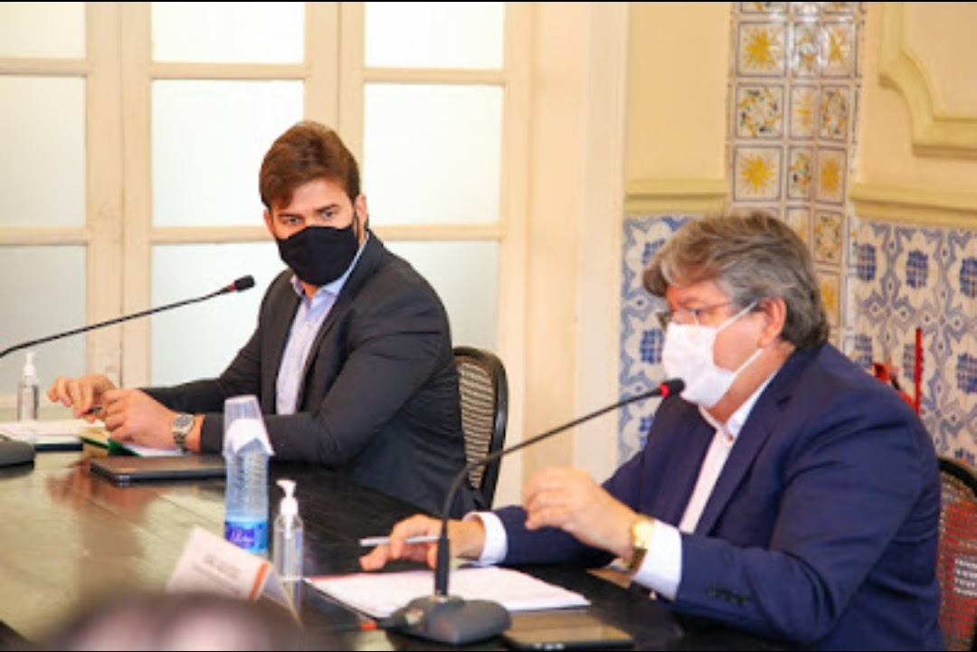 Recebido por João Azevedo, Bruno trata de parceria contra a Covid-19 e destaca os bons resultados alcançados em Campina Grande na gestão de Romero Rodrigues