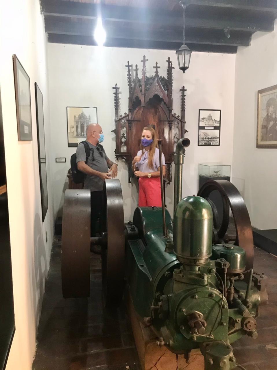 Secult realiza visita in loco em museus e no Parque Evaldo Cruz