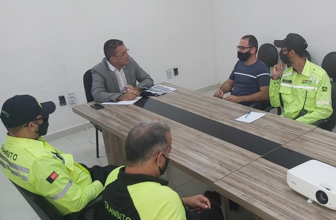 Superintendente da STTP recebe visita da diretoria da Agetrans