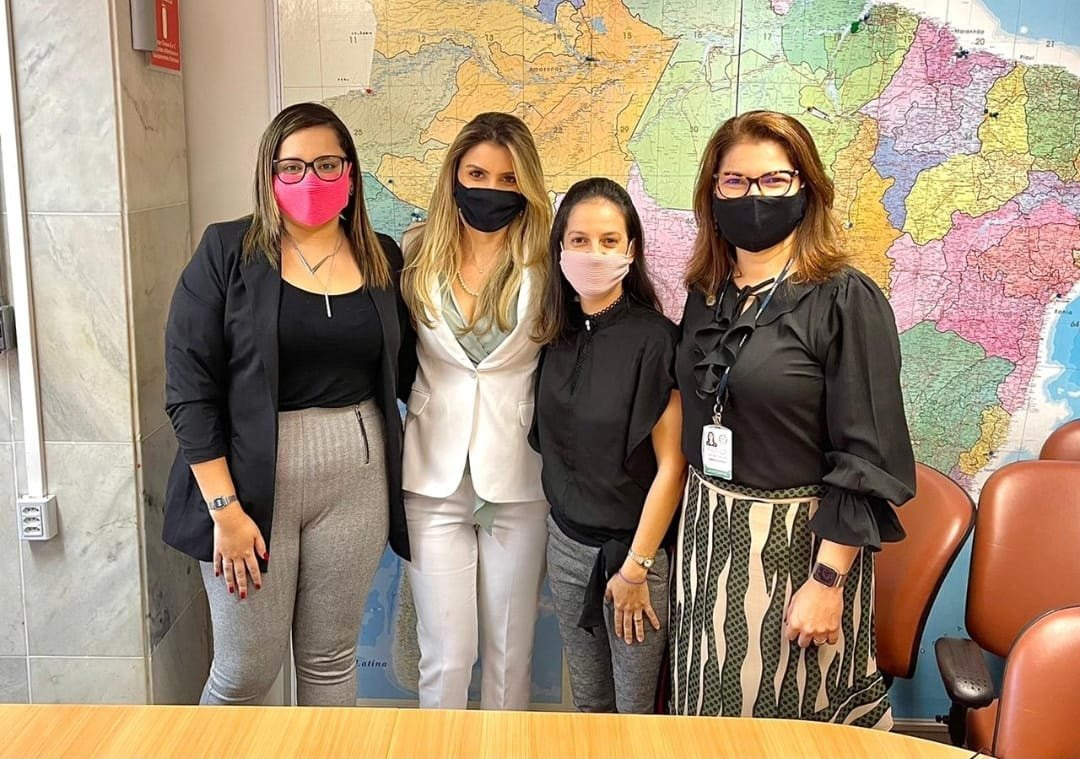 Juliana Cunha Lima cumpre agenda na Secretaria Nacional de Políticas Públicas para as Mulheres