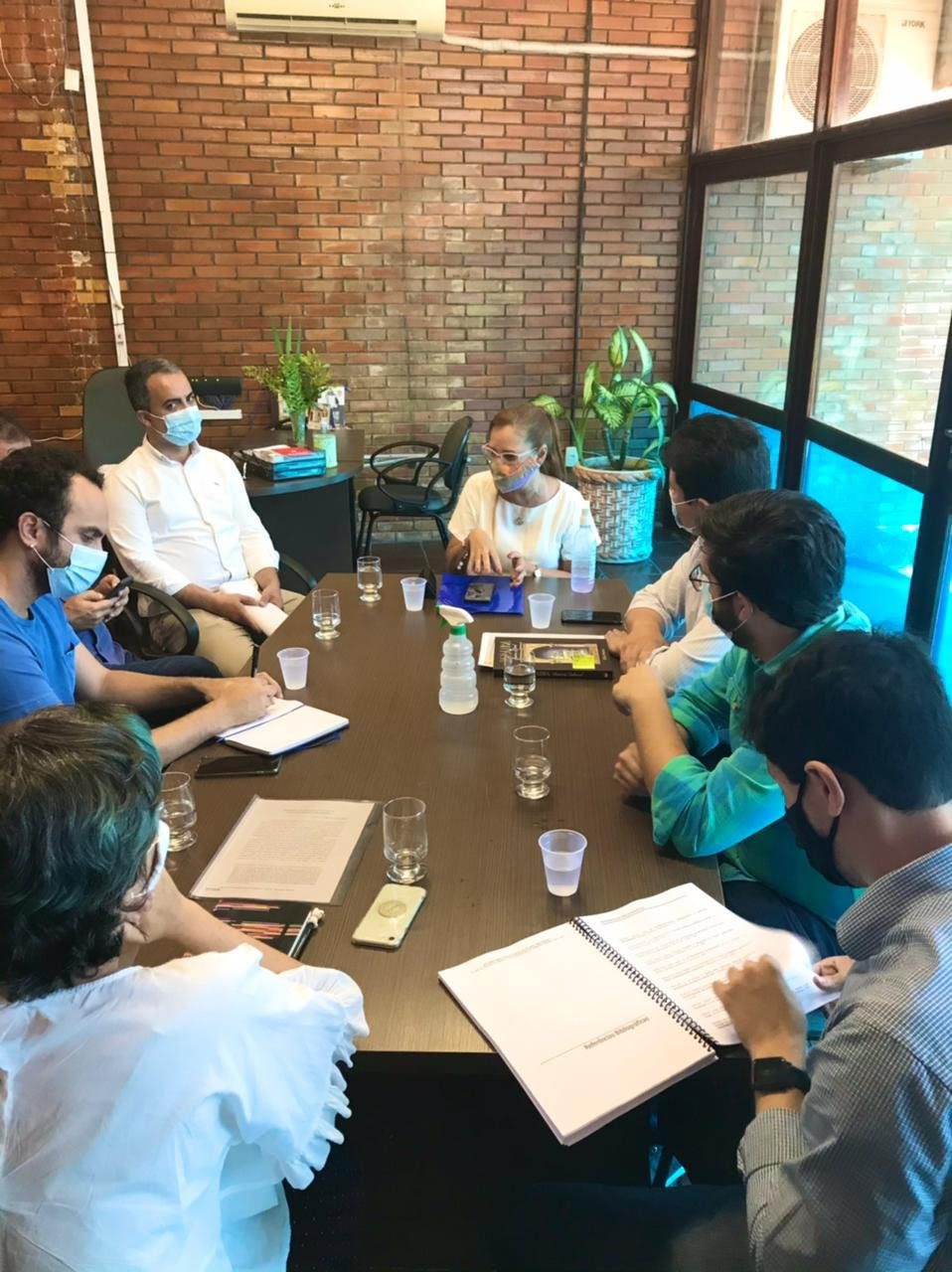 Em reunião na Secult, secretários debatem alternativas para utilização do Parque Evaldo Cruz