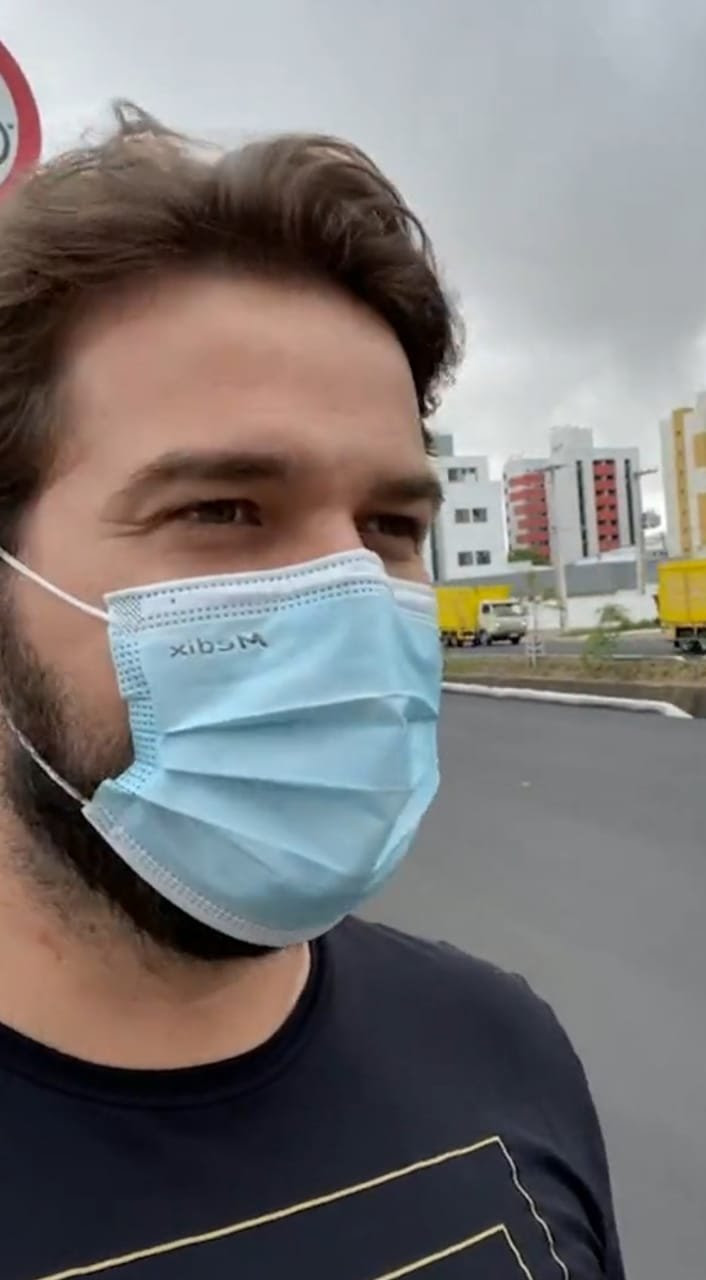 Bruno vistoria obra de restauração asfáltica da Avenida Noujaim Habib e garante outras melhorias para a via de intenso trânsito