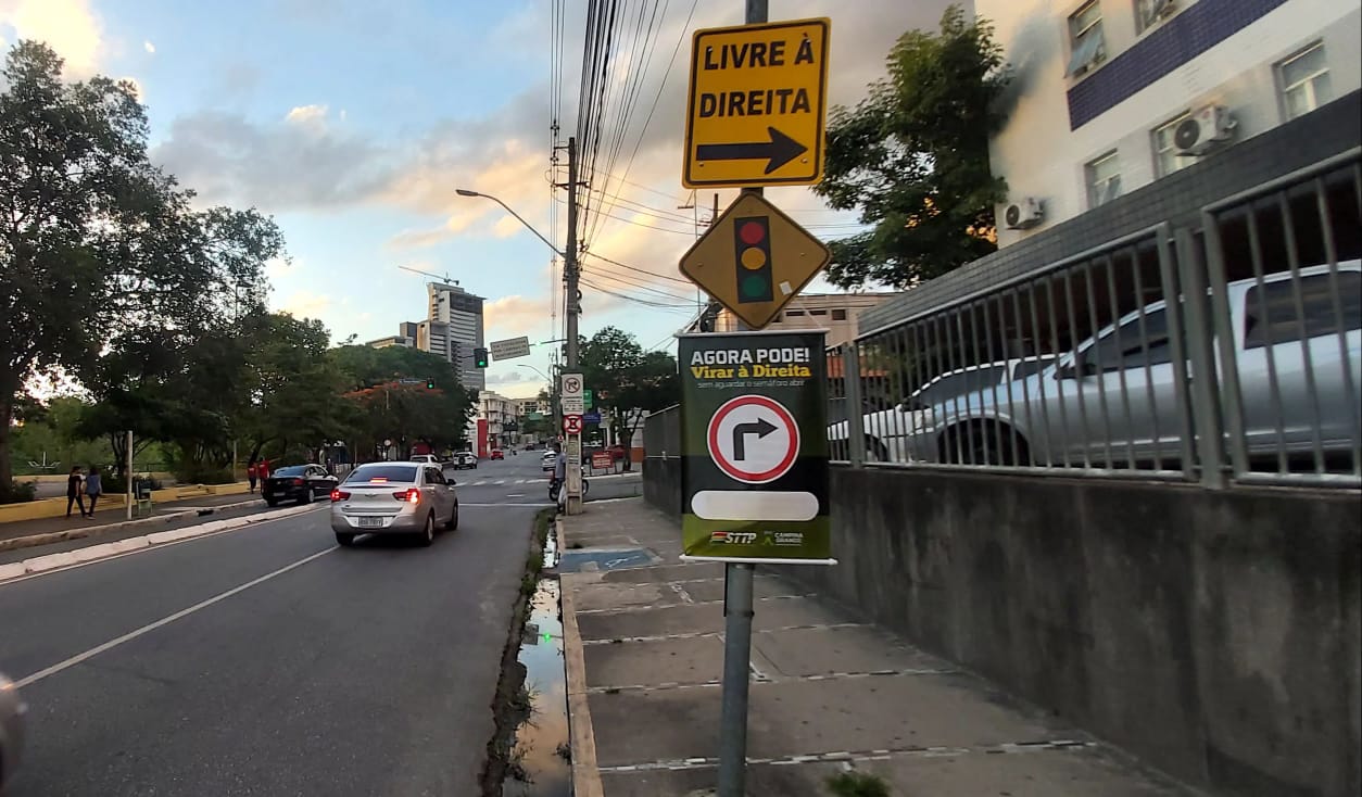 STTP libera conversão à direita para veículos que transitam da rua Sebastião Donato para Avenida Floriano Peixoto