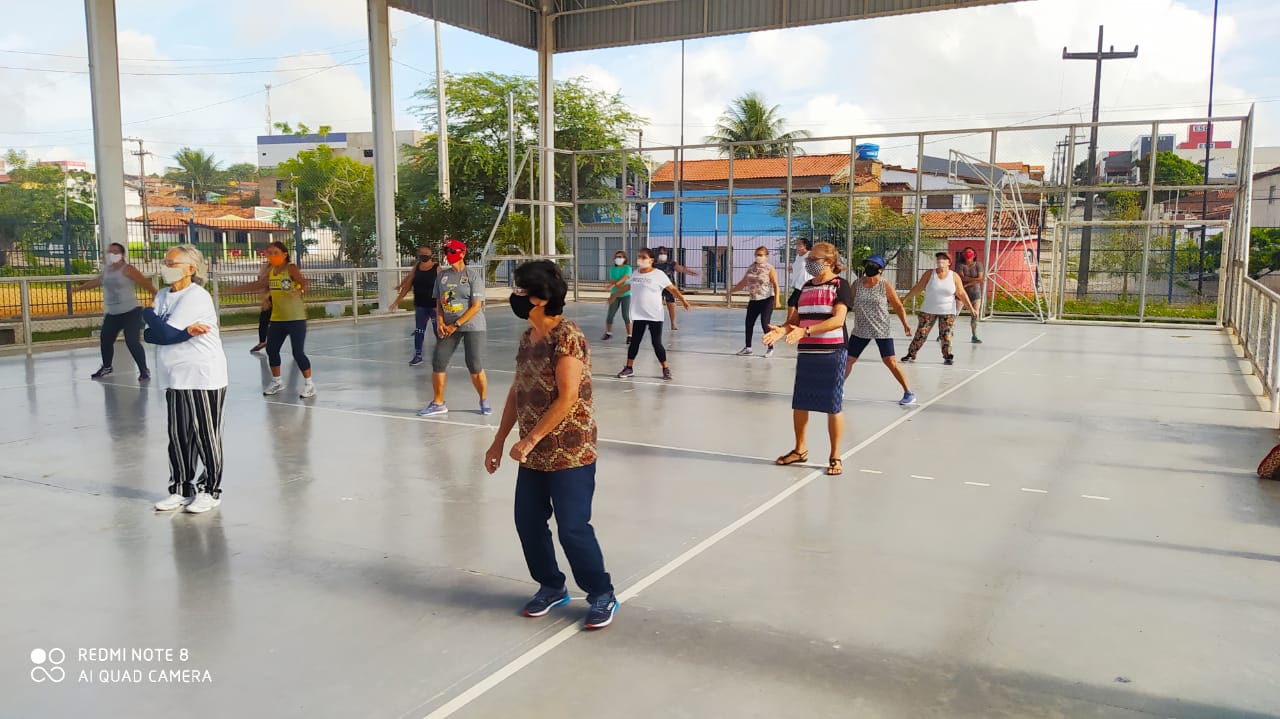 Prefeitura de Campina retoma atividades físicas na Estação Cidadania-cultura de forma gradual