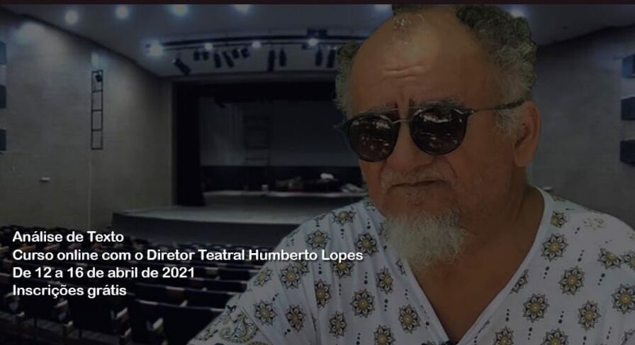 Secult vai promover curso de análise de texto com diretor teatral Humberto Lopes