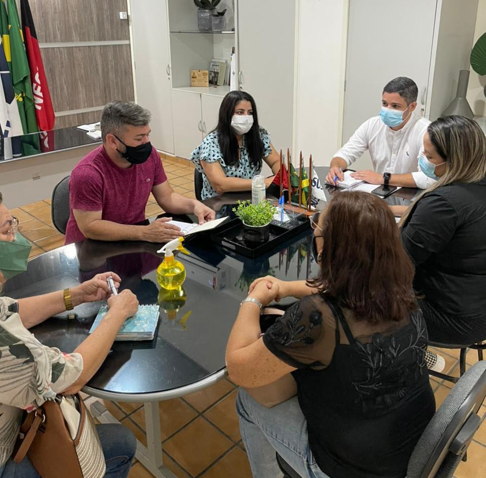 Secretário de Saúde da Prefeitura de Campina Grande recebe Sintab e encaminha solicitações dos trabalhadores