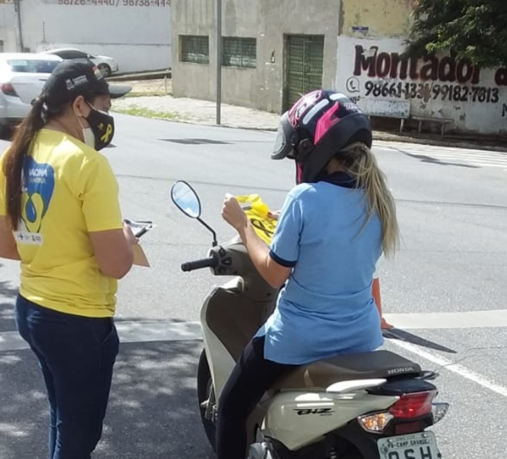 Em Campina, campanha Maio Amarelo foi direcionada aos motociclistas