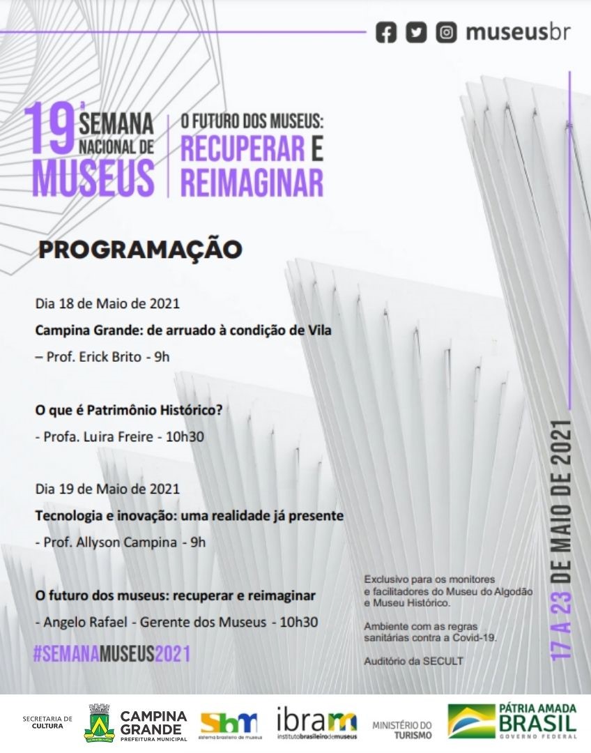 Prefeitura de Campina Grande realiza capacitação de colaboradores dos museus municipais