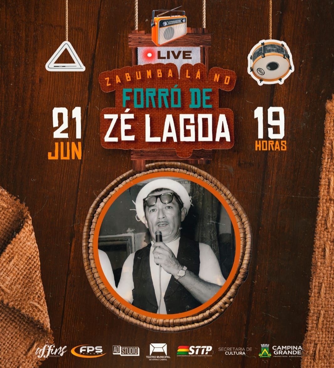“Zabumba Lá no Forró de Zé Lagoa” dá continuidade ao Circuito de Lives idealizadas pela Secult